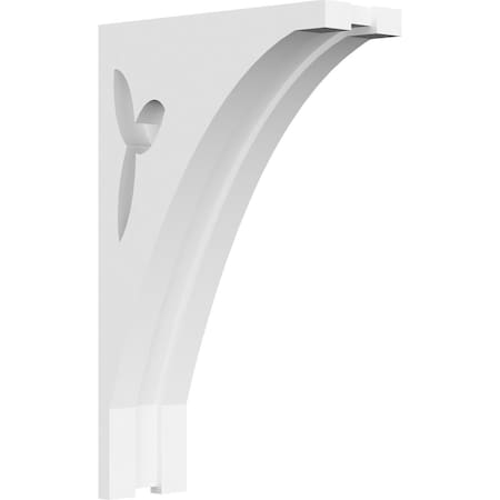 Naple Architectural Grade PVC Corbel, 1 7/8W X 5D X 8H